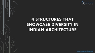4 Structures That Showcase Diversity in Indian Architecture