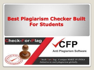 Free Online Plagiarism Checkers for Teachers