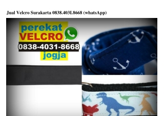 Jual Velcro Surakarta 0838 4031 8668[wa]