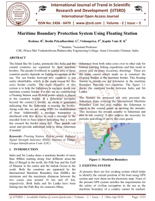 Maritime Boundary Protection System Using Floating Station