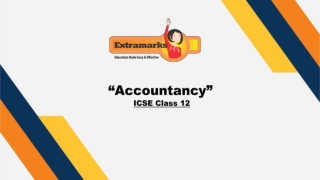 Accountancy for Class 12 ICSE