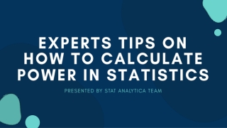 How to calculate power in statistics