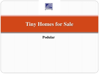 Tiny Homes for Sale with Podular