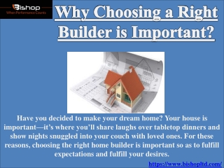 Bishop Ltd | Choose the Perfect Home Builder
