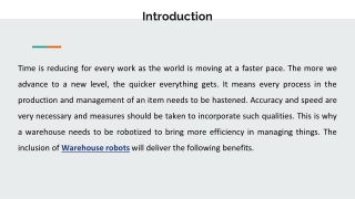 Benefits of Warehouse Execution Software and Warehouse Robot