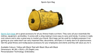 Gym Bags Online & Sports Bags Online