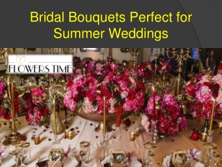 Bridal Bouquets Perfect for Summer Weddings