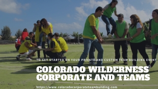 Unique and Ultimate Team Building Activities Denver