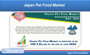 Japan Pet Food Market Share & Forecast by Products 2019-2025