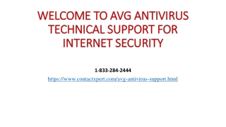 AVG Antivirus Phone Number 1833-284-2444 USA