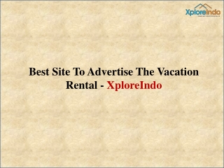 Best Vacation rental Cottages in India - XploreIndo