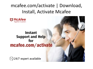 mcafee.com/activate - Enter product key