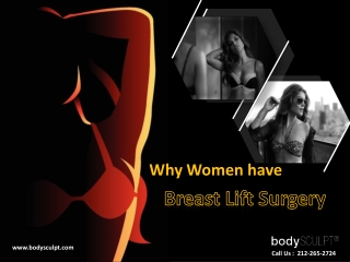 Why Women have Breast Lift Surgery