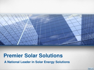 Right Choice - Premier Solar Solutions