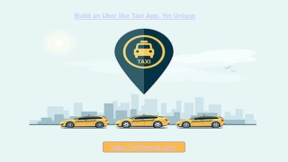 Uber Like App, Yet Unique