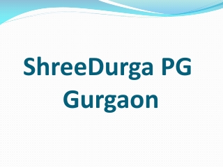 pg in sector 33 gurgaon