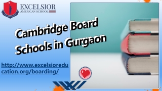 Cambridge board schools in Gurgaon