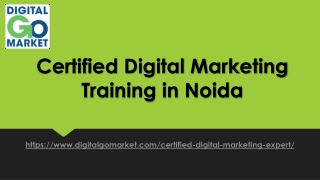 Certified Digital Marketing Training in Noida