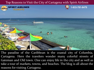 Top Reasons to Visit the City of Cartagena with Spirit Airlines