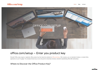 Office.com/Setup – Enter MS Office Product Key