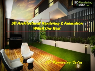 3D Architectural Rendering & Animation Which One Best - 3D Rendering India