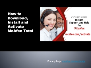 How to Download, Install and Activate McAfee Total