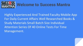 Success Mantra - CTET Coaching in Delhi