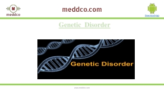 Best genetic disorder treatment packages|meddco