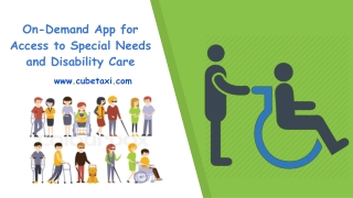 Build ride-sharing app for special needs and disability care