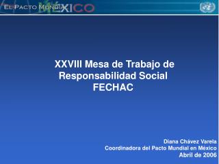 XXVIII Mesa de Trabajo de Responsabilidad Social FECHAC