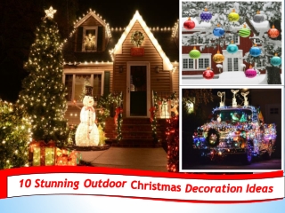 10 Easy Outdoor Christmas Decorating Ideas |  91-9717473118