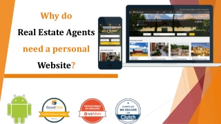 Why do real estate agents need a personal website?