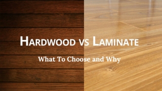 Hardwood Flooring vs Laminate Flooring