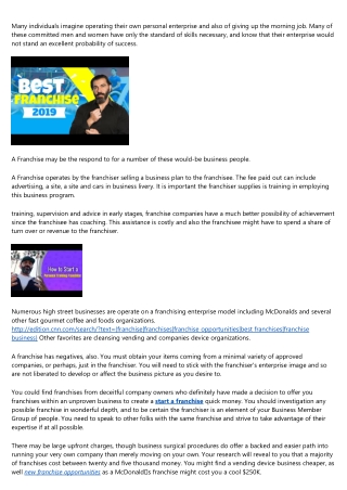 Best Franchise Opportunity 2020 Fit Body Boot Camp's Fitness Franchise