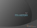 FFA History