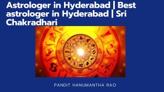 Astrologer in Hyderabad | Best astrologer in Hyderabad | Sri Chakradhari