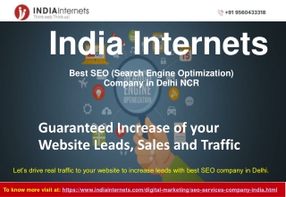 Best SEO Services Company India-India Internets