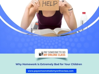 Why Homework Is Extremely Bad for Your Children