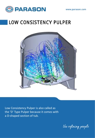 Buy Low Consistency Pulper For Paper Mill Machine
