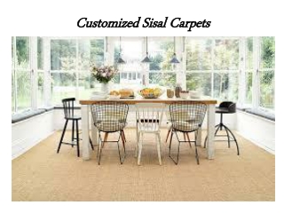 Customized Sisal Carpets In Dubai