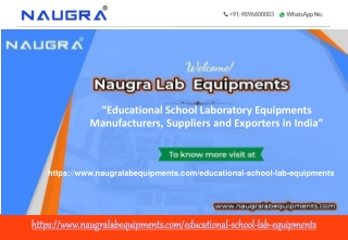 Educational School Laboratory Equipments Manufacturers