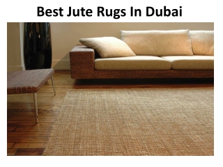 Best Jute Rugs In Dubai