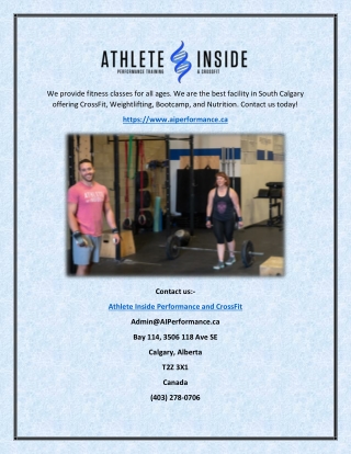 Calgary CrossFit and Gyms- Aiperformance.ca