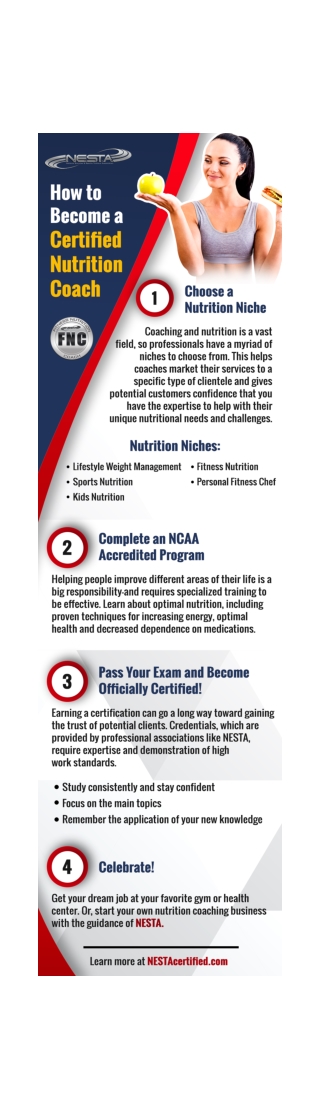 Start a Career as a Certified Nutrition Coach with NESTA