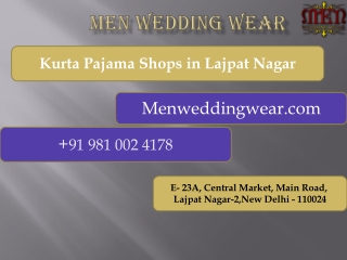 Kurta Pajama Shops in Lajpat Nagar