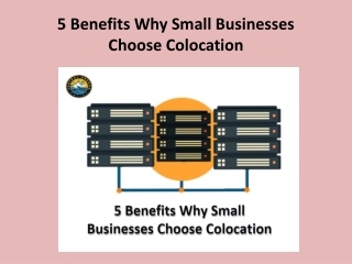 5 Benefits why Small Businesses Choose Colocation