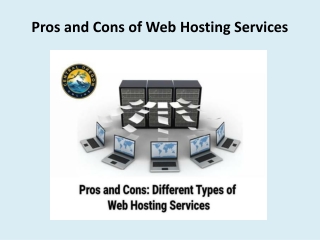 Pros and Cons of Web Hosting Services