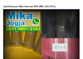 Jual Kemasan Mika Souvenir Ö831·Ö8Ö1·2343[wa]