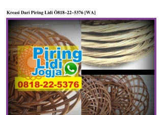 Kreasi Dari Piring Lidi 08I8-22-5376[wa]