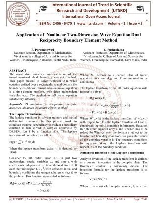 Application of Nonlinear Two Dimension Wave Equation Dual Reciprocity Boundary Element Method